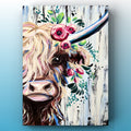 Barnyard Highland Cow