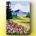Dreamy Tulip Field