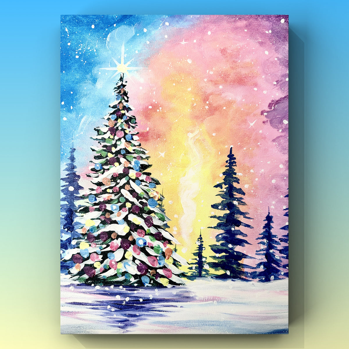 Winter Galaxy Pines